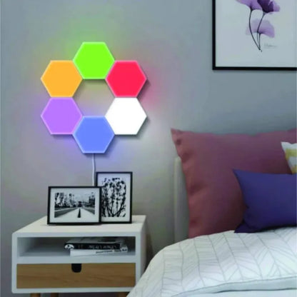 Hexagonal Lights - 6 Piece Set