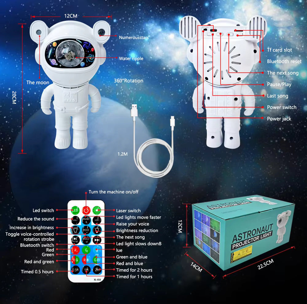 Astronaut Kids Lamp