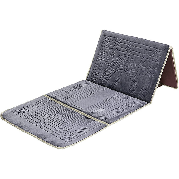 Foldable Mat Prayer Rug with Backrest - Janamaz