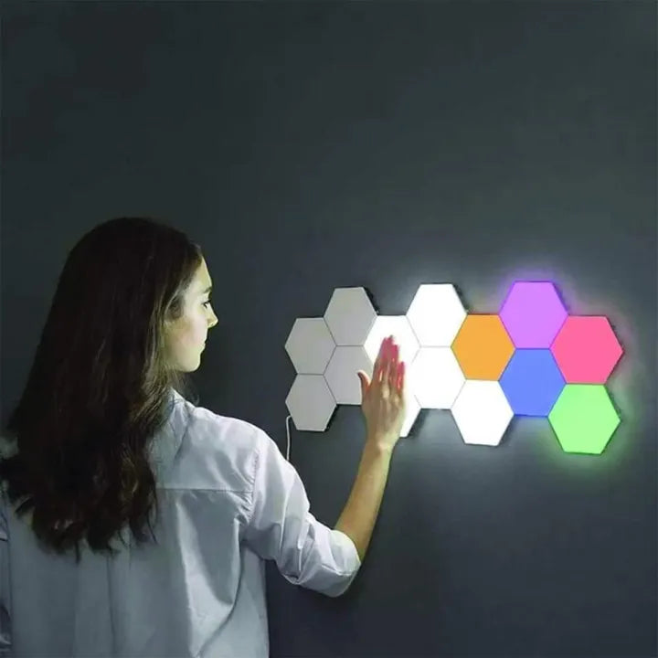 Hexagonal Lights - 6 Piece Set